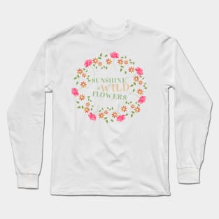 Sunshine & Wild Flowers Long Sleeve T-Shirt